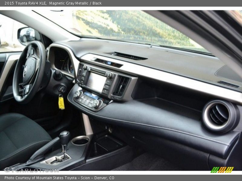 Magnetic Gray Metallic / Black 2015 Toyota RAV4 XLE