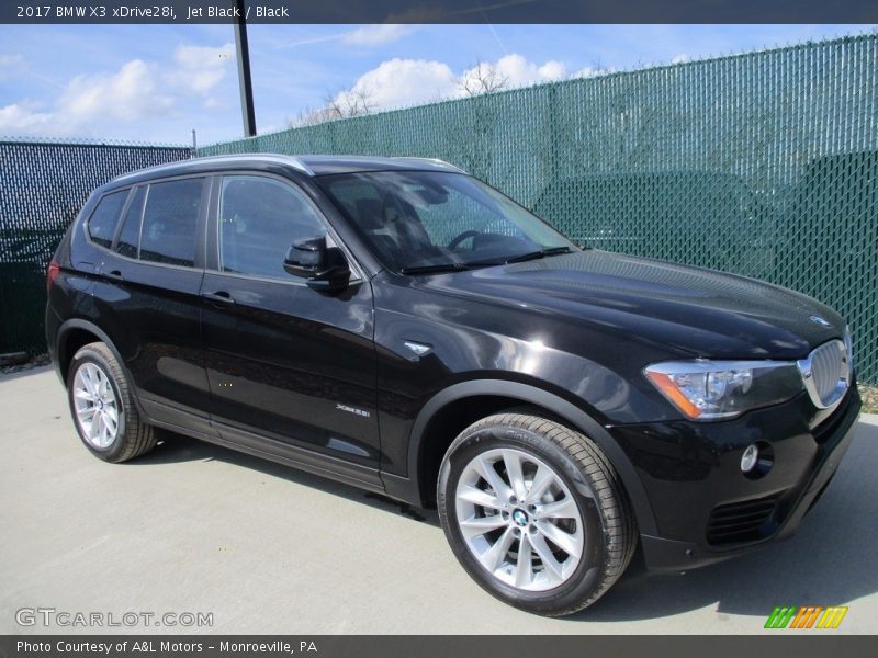 Jet Black / Black 2017 BMW X3 xDrive28i