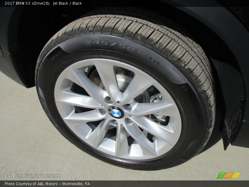 Jet Black / Black 2017 BMW X3 xDrive28i