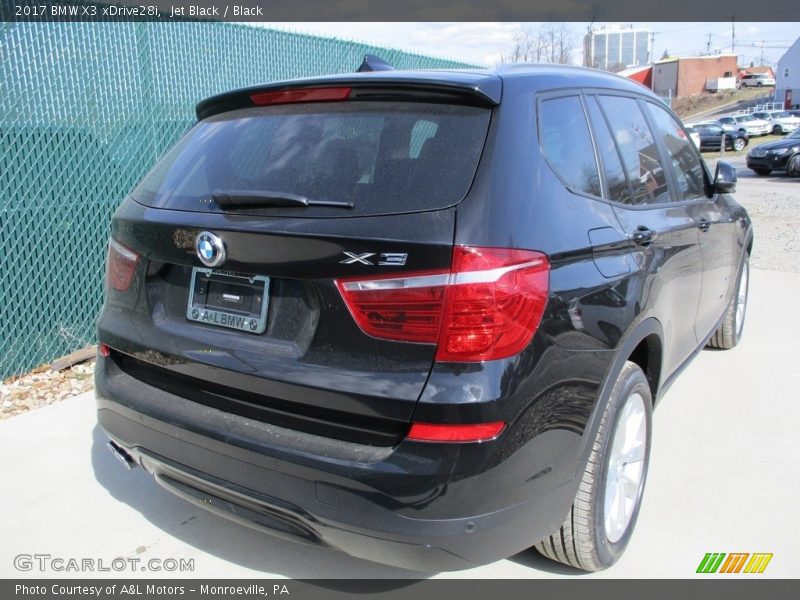 Jet Black / Black 2017 BMW X3 xDrive28i
