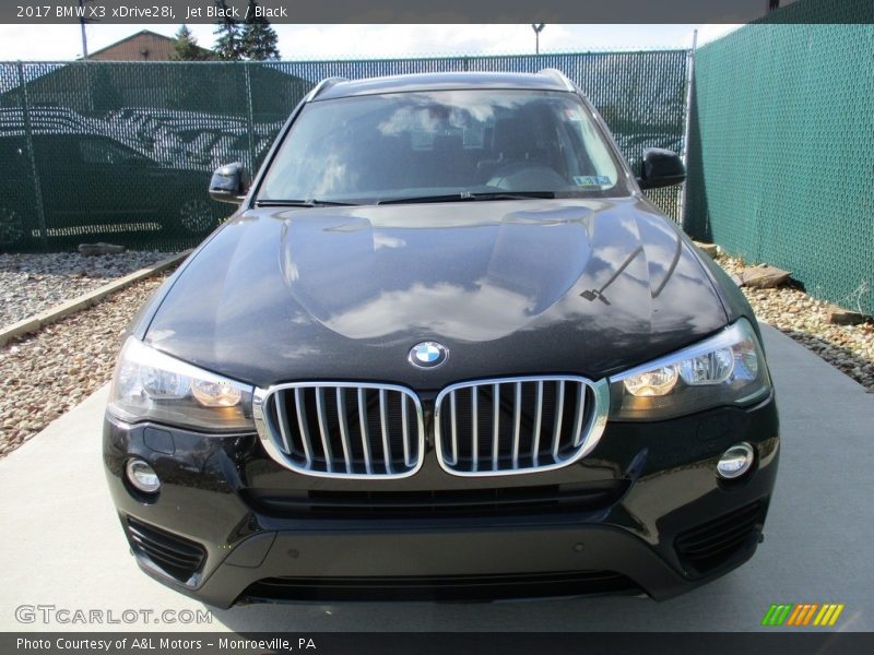 Jet Black / Black 2017 BMW X3 xDrive28i