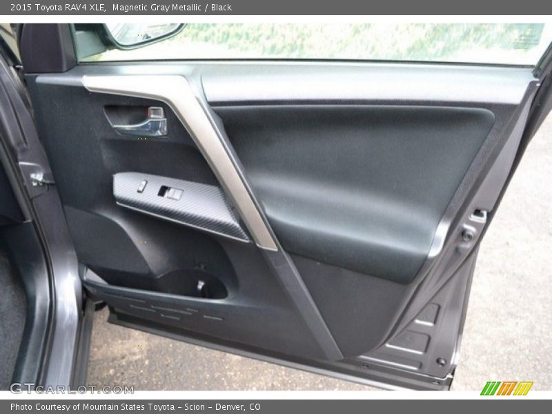 Magnetic Gray Metallic / Black 2015 Toyota RAV4 XLE