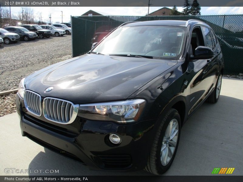 Jet Black / Black 2017 BMW X3 xDrive28i