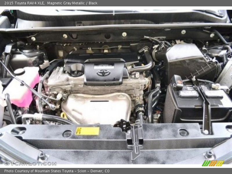 Magnetic Gray Metallic / Black 2015 Toyota RAV4 XLE