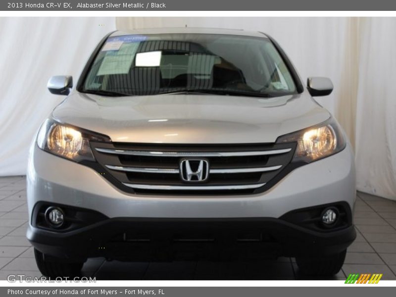 Alabaster Silver Metallic / Black 2013 Honda CR-V EX