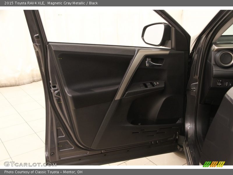 Magnetic Gray Metallic / Black 2015 Toyota RAV4 XLE
