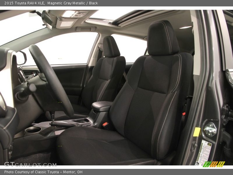 Magnetic Gray Metallic / Black 2015 Toyota RAV4 XLE