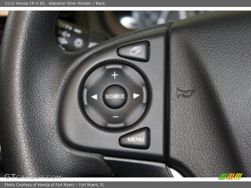 Alabaster Silver Metallic / Black 2013 Honda CR-V EX