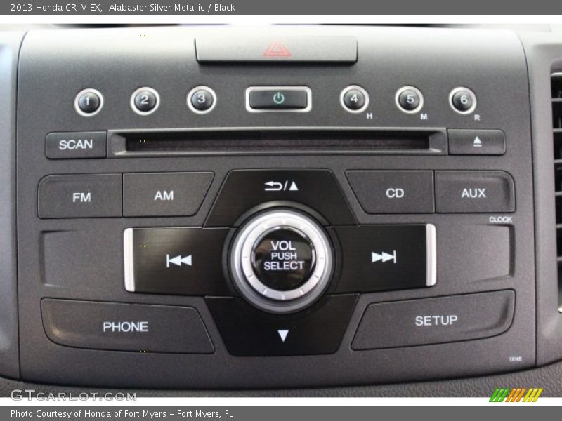 Alabaster Silver Metallic / Black 2013 Honda CR-V EX