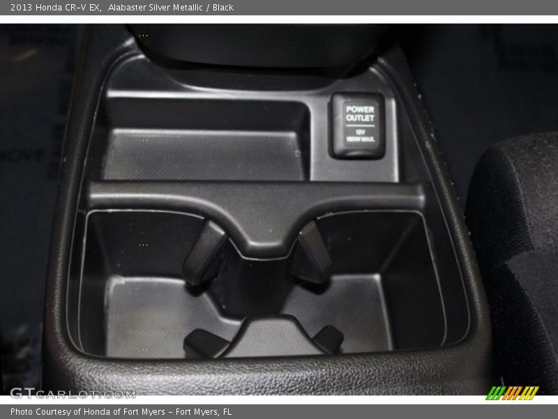 Alabaster Silver Metallic / Black 2013 Honda CR-V EX