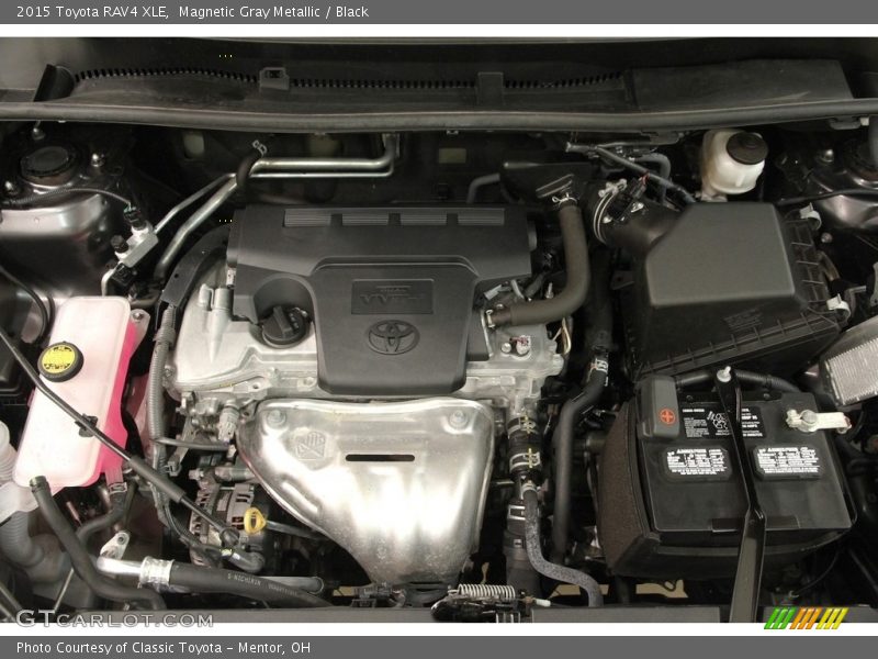 Magnetic Gray Metallic / Black 2015 Toyota RAV4 XLE