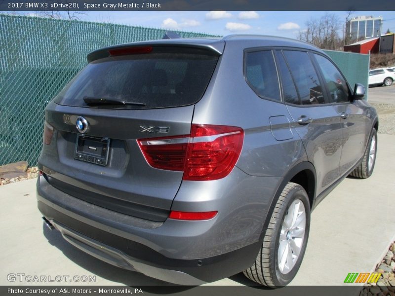 Space Gray Metallic / Black 2017 BMW X3 xDrive28i