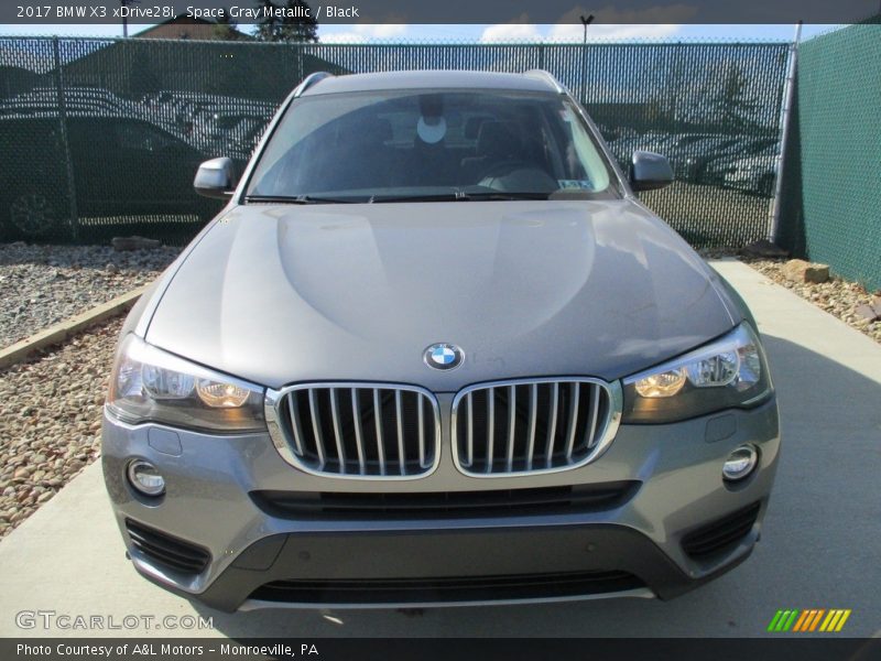 Space Gray Metallic / Black 2017 BMW X3 xDrive28i