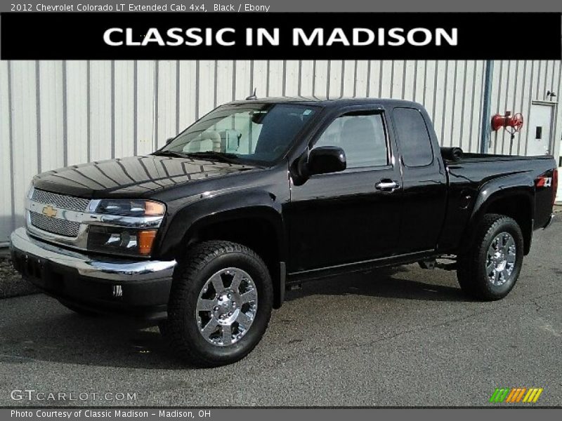 Black / Ebony 2012 Chevrolet Colorado LT Extended Cab 4x4