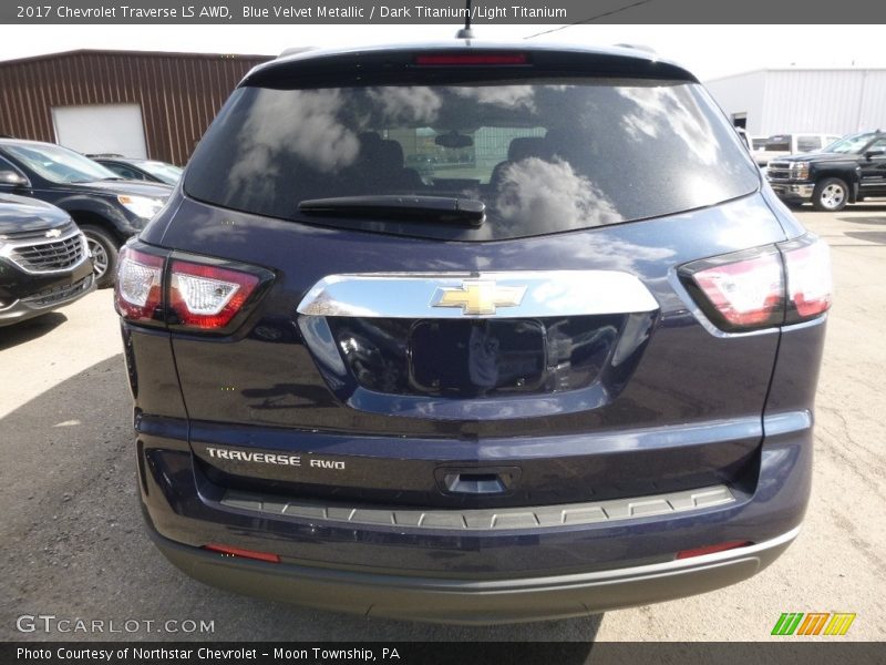Blue Velvet Metallic / Dark Titanium/Light Titanium 2017 Chevrolet Traverse LS AWD