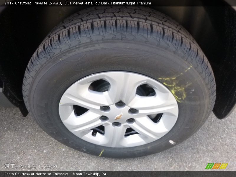 Blue Velvet Metallic / Dark Titanium/Light Titanium 2017 Chevrolet Traverse LS AWD