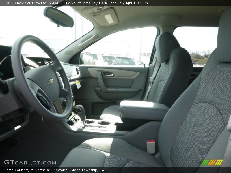 Blue Velvet Metallic / Dark Titanium/Light Titanium 2017 Chevrolet Traverse LS AWD