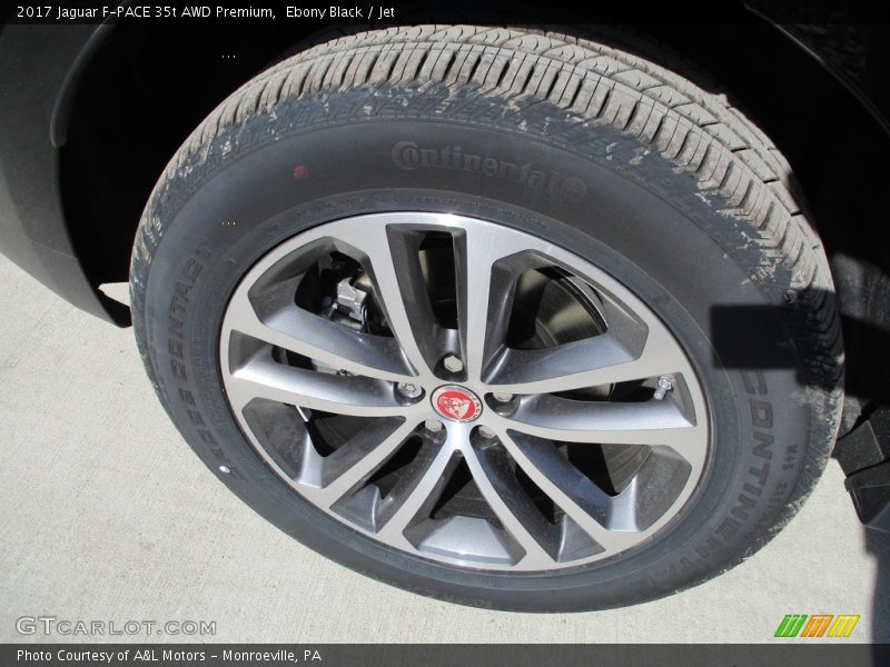 Ebony Black / Jet 2017 Jaguar F-PACE 35t AWD Premium