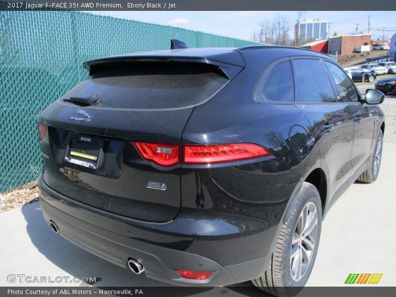 Ebony Black / Jet 2017 Jaguar F-PACE 35t AWD Premium