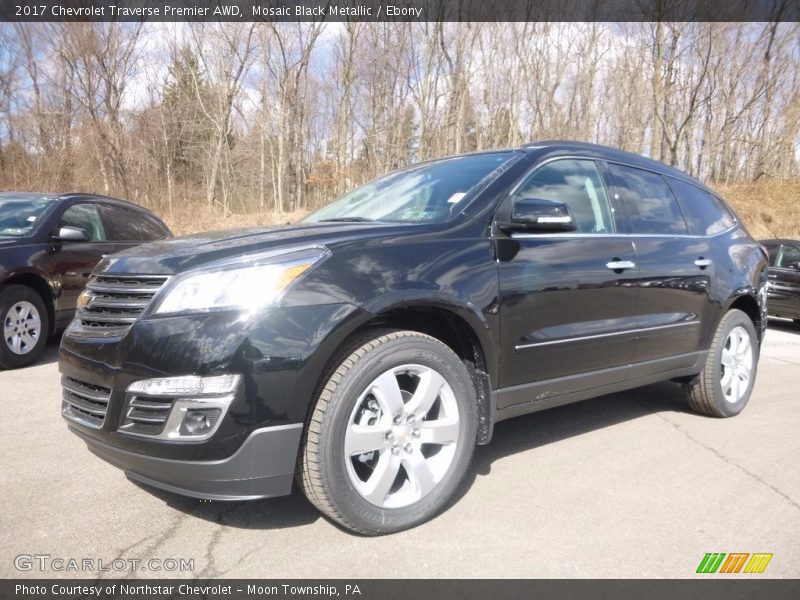 Mosaic Black Metallic / Ebony 2017 Chevrolet Traverse Premier AWD