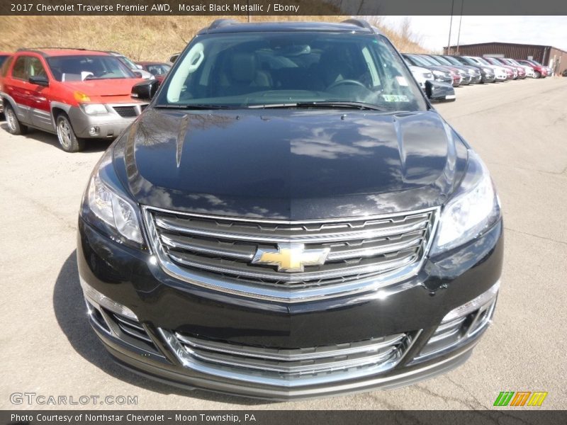 Mosaic Black Metallic / Ebony 2017 Chevrolet Traverse Premier AWD