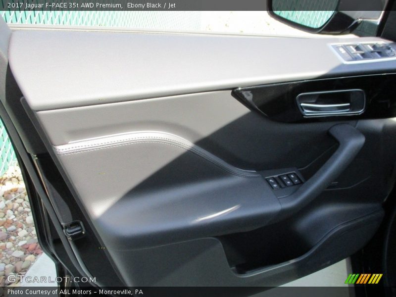 Ebony Black / Jet 2017 Jaguar F-PACE 35t AWD Premium