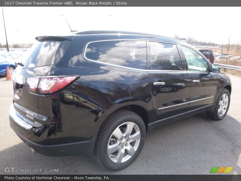 Mosaic Black Metallic / Ebony 2017 Chevrolet Traverse Premier AWD