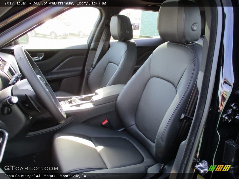 Ebony Black / Jet 2017 Jaguar F-PACE 35t AWD Premium