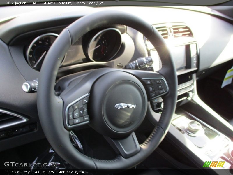 Ebony Black / Jet 2017 Jaguar F-PACE 35t AWD Premium