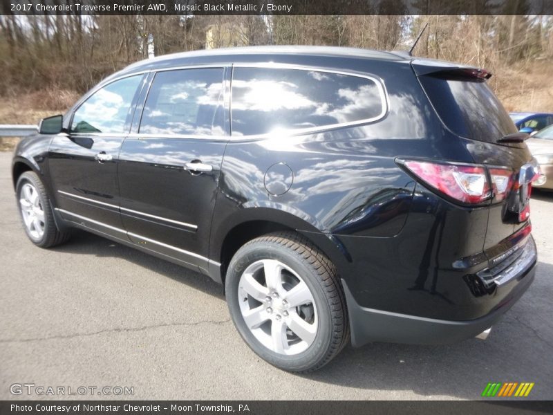 Mosaic Black Metallic / Ebony 2017 Chevrolet Traverse Premier AWD