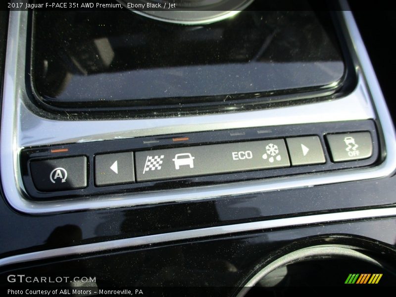 Ebony Black / Jet 2017 Jaguar F-PACE 35t AWD Premium