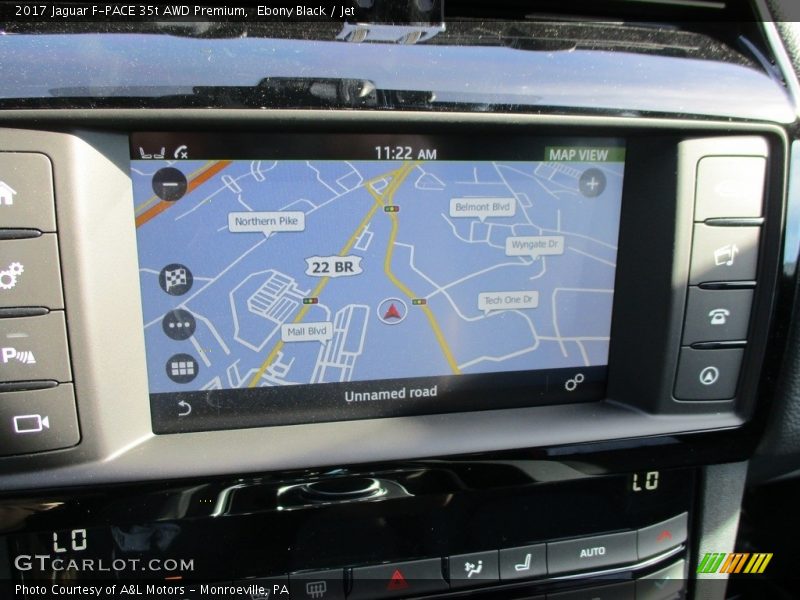 Ebony Black / Jet 2017 Jaguar F-PACE 35t AWD Premium