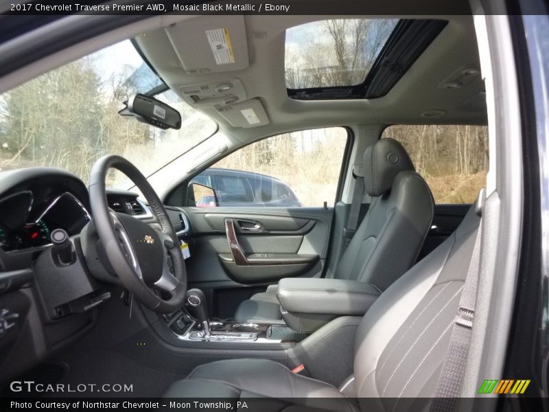 Mosaic Black Metallic / Ebony 2017 Chevrolet Traverse Premier AWD