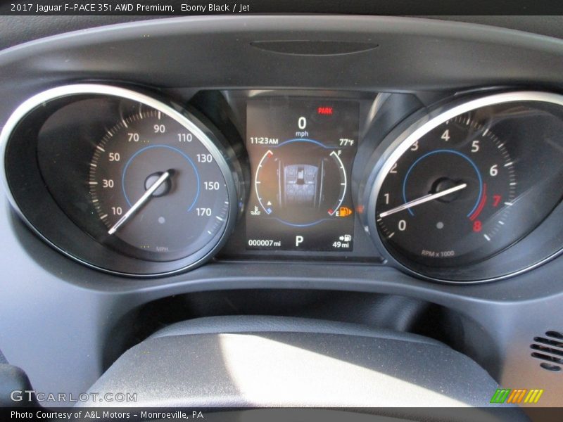 Ebony Black / Jet 2017 Jaguar F-PACE 35t AWD Premium