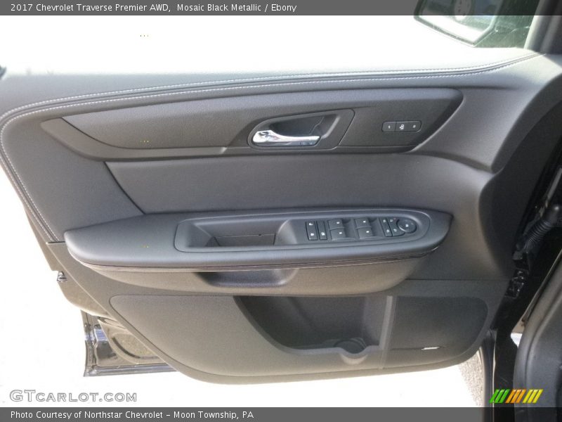 Mosaic Black Metallic / Ebony 2017 Chevrolet Traverse Premier AWD