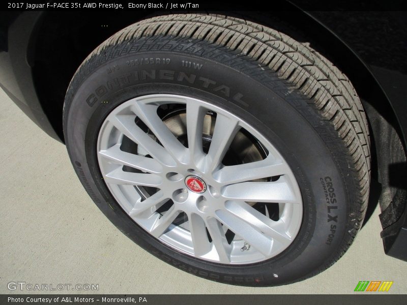 Ebony Black / Jet w/Tan 2017 Jaguar F-PACE 35t AWD Prestige