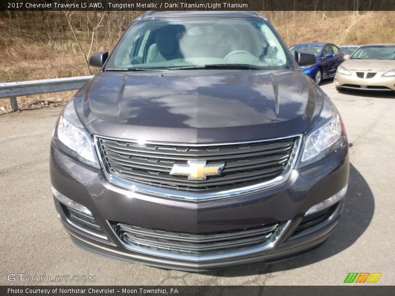 Tungsten Metallic / Dark Titanium/Light Titanium 2017 Chevrolet Traverse LS AWD