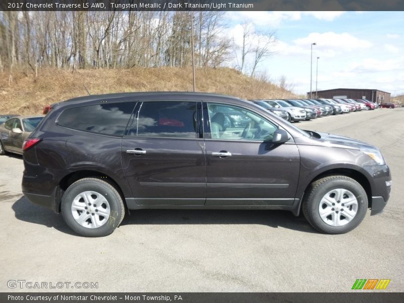 Tungsten Metallic / Dark Titanium/Light Titanium 2017 Chevrolet Traverse LS AWD
