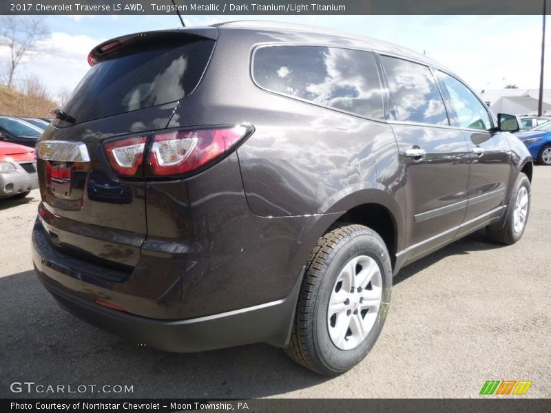 Tungsten Metallic / Dark Titanium/Light Titanium 2017 Chevrolet Traverse LS AWD