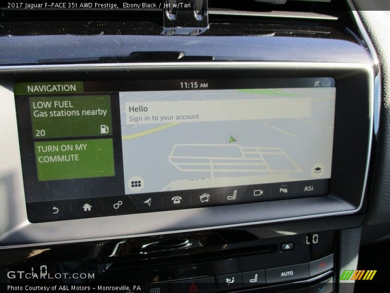 Ebony Black / Jet w/Tan 2017 Jaguar F-PACE 35t AWD Prestige