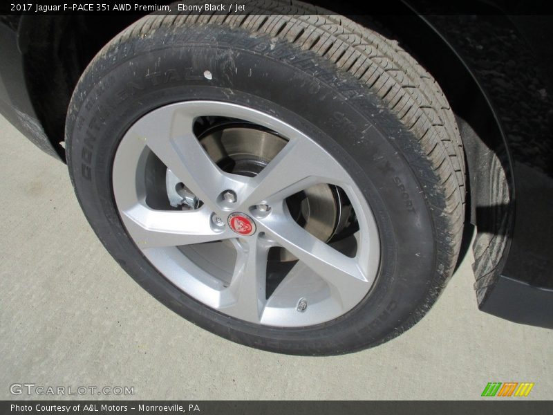 Ebony Black / Jet 2017 Jaguar F-PACE 35t AWD Premium