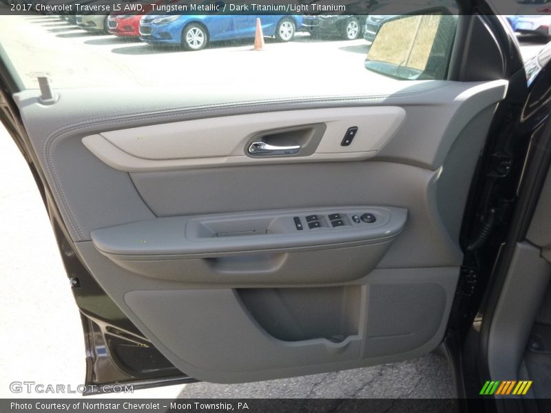 Tungsten Metallic / Dark Titanium/Light Titanium 2017 Chevrolet Traverse LS AWD