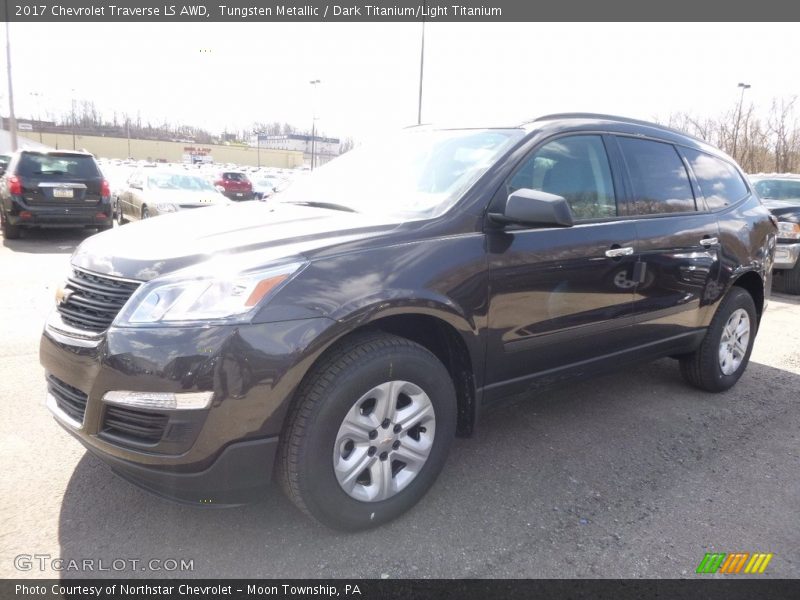 Tungsten Metallic / Dark Titanium/Light Titanium 2017 Chevrolet Traverse LS AWD