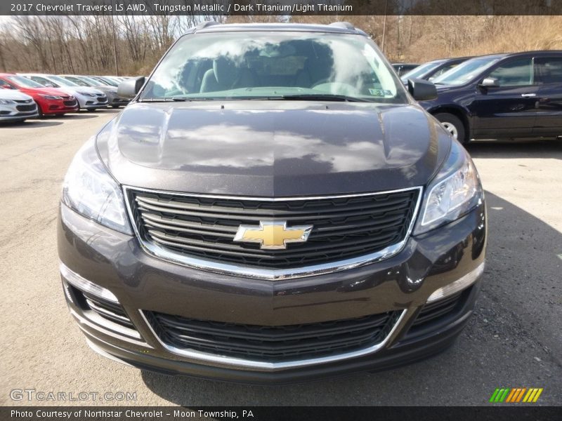 Tungsten Metallic / Dark Titanium/Light Titanium 2017 Chevrolet Traverse LS AWD