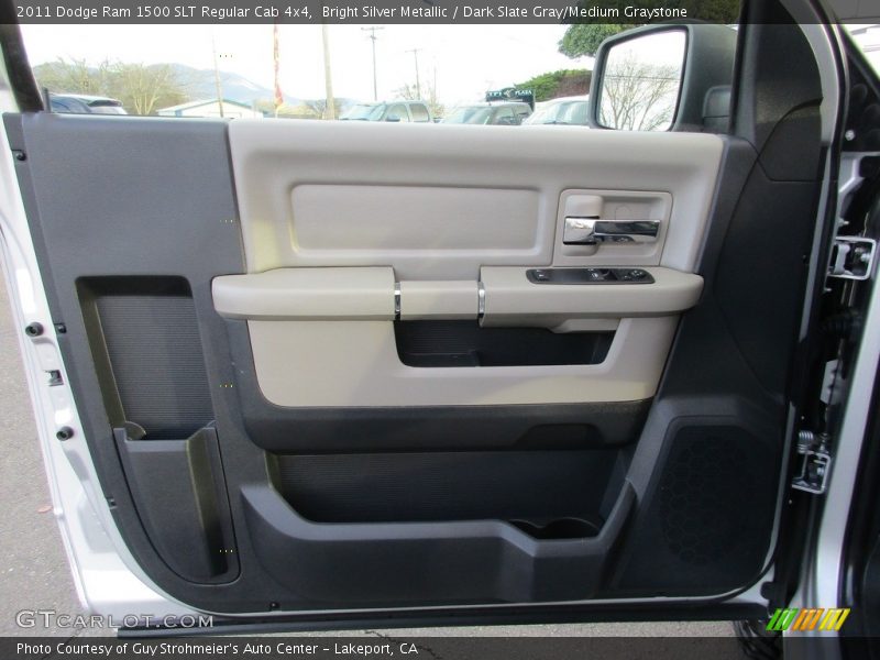 Bright Silver Metallic / Dark Slate Gray/Medium Graystone 2011 Dodge Ram 1500 SLT Regular Cab 4x4