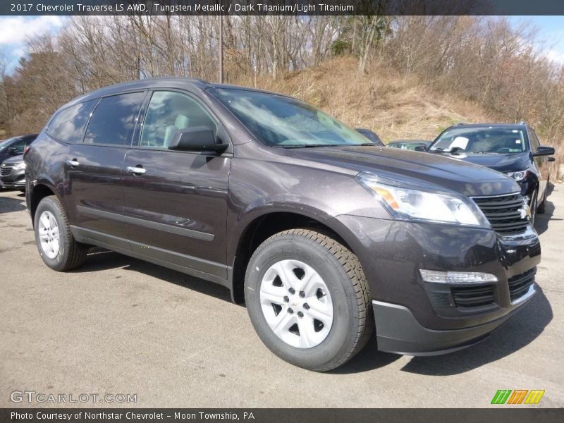 Tungsten Metallic / Dark Titanium/Light Titanium 2017 Chevrolet Traverse LS AWD