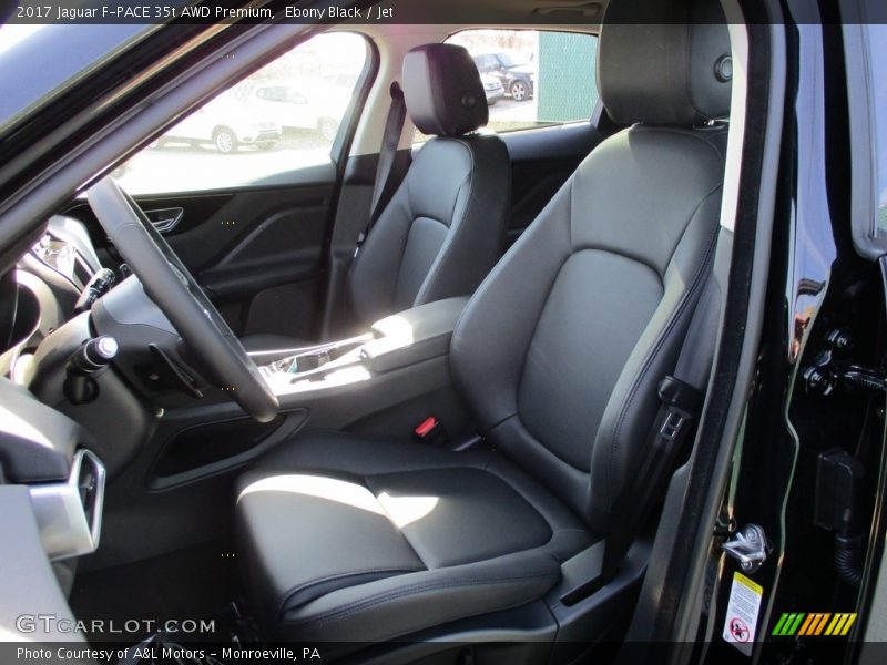Ebony Black / Jet 2017 Jaguar F-PACE 35t AWD Premium