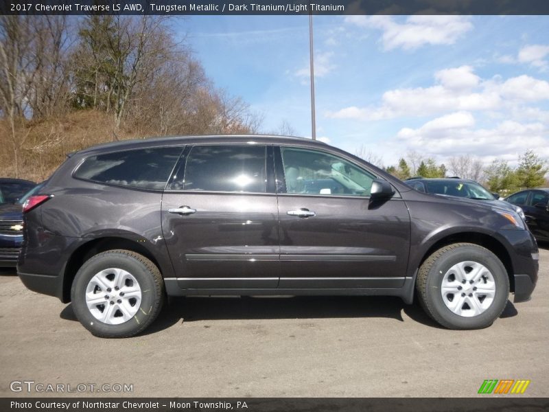 Tungsten Metallic / Dark Titanium/Light Titanium 2017 Chevrolet Traverse LS AWD