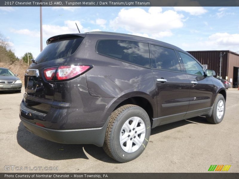 Tungsten Metallic / Dark Titanium/Light Titanium 2017 Chevrolet Traverse LS AWD