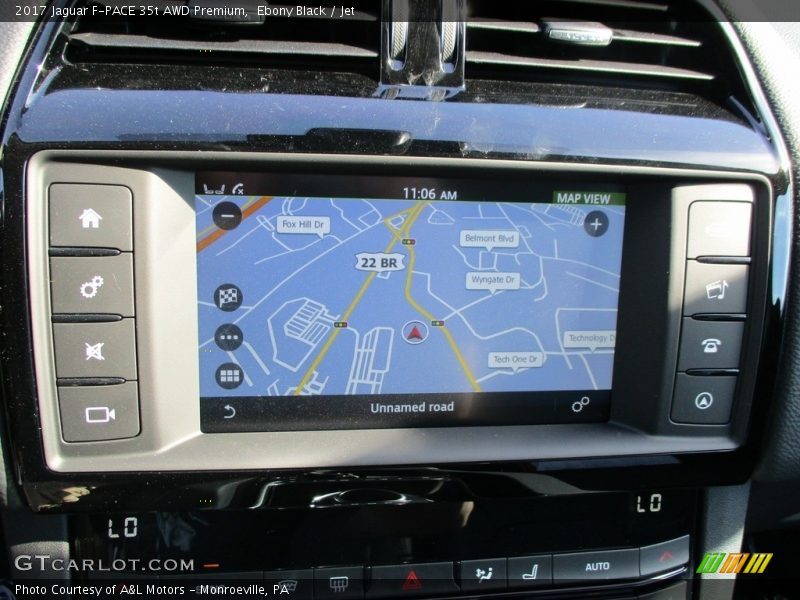 Ebony Black / Jet 2017 Jaguar F-PACE 35t AWD Premium